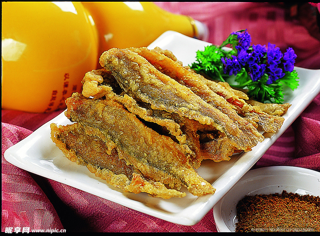 冷拼干炸小黄鱼