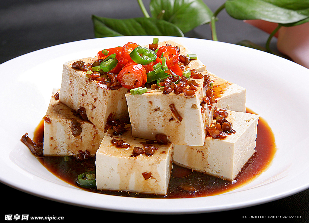 冷拼崩山豆腐
