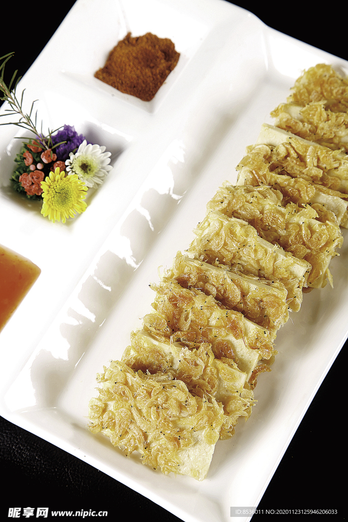 冷拼海味煎豆腐