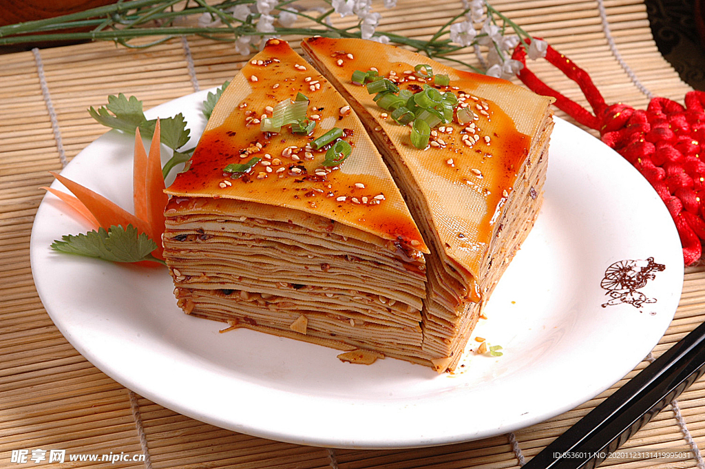 冷拼麻辣千张