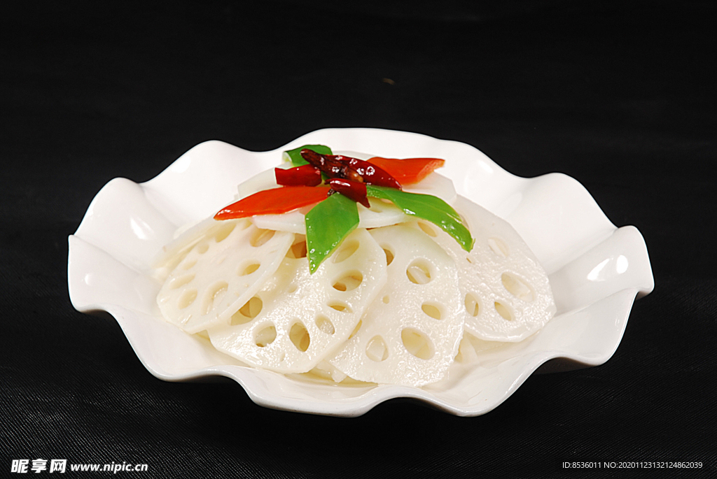 冷拼炝莲菜