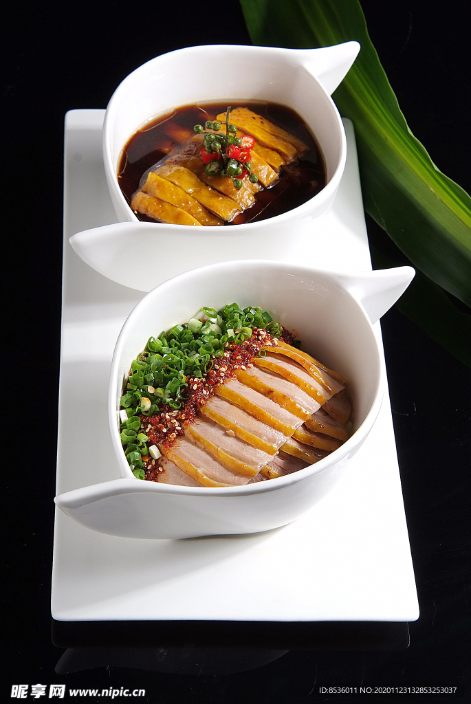 冷拼双味鸡