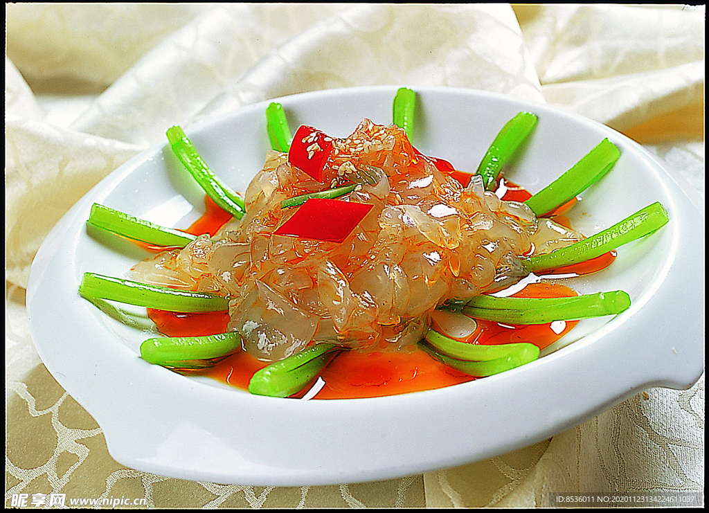 冷拼香麻蜇头