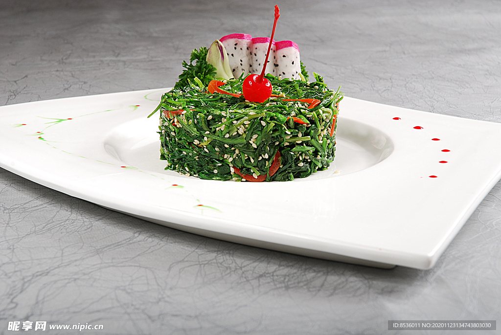 冷拼芝麻野菜