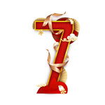 国韵喜庆数字7