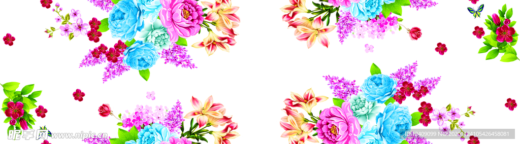 对称花