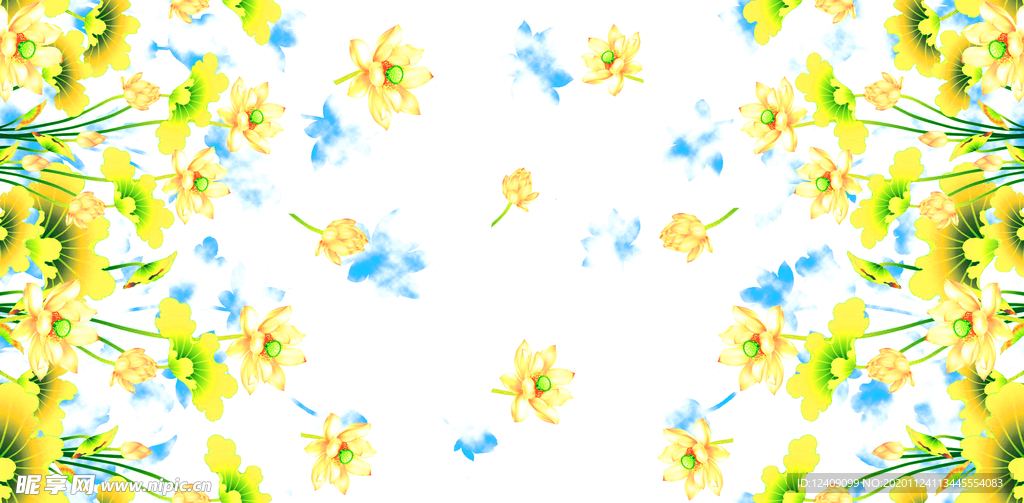 对称花