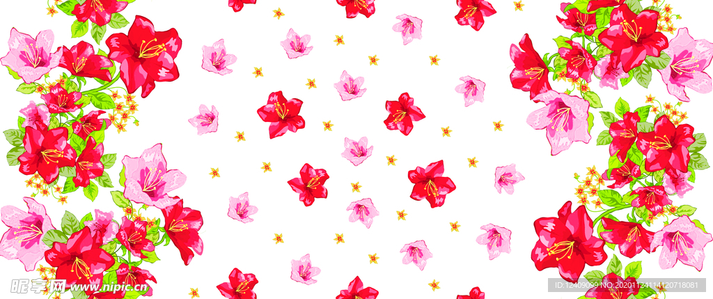 对称花