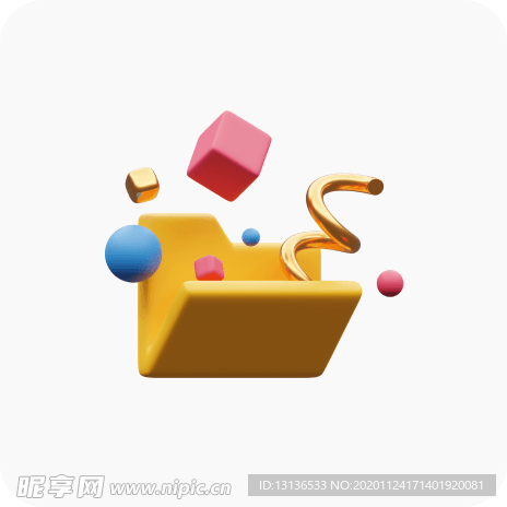 c4d 插图 模型 扁平化