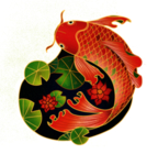 中国风国潮鲤鱼