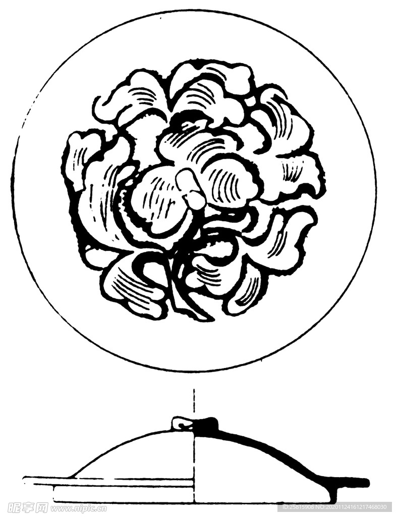 盘子花纹