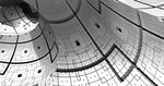 抽象立体建筑物