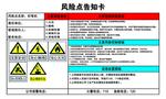 风险点告知卡