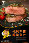 牛排文化宣传海报