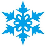 矢量雪花片