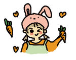 小女孩卡通头像