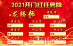 开门红任务牌