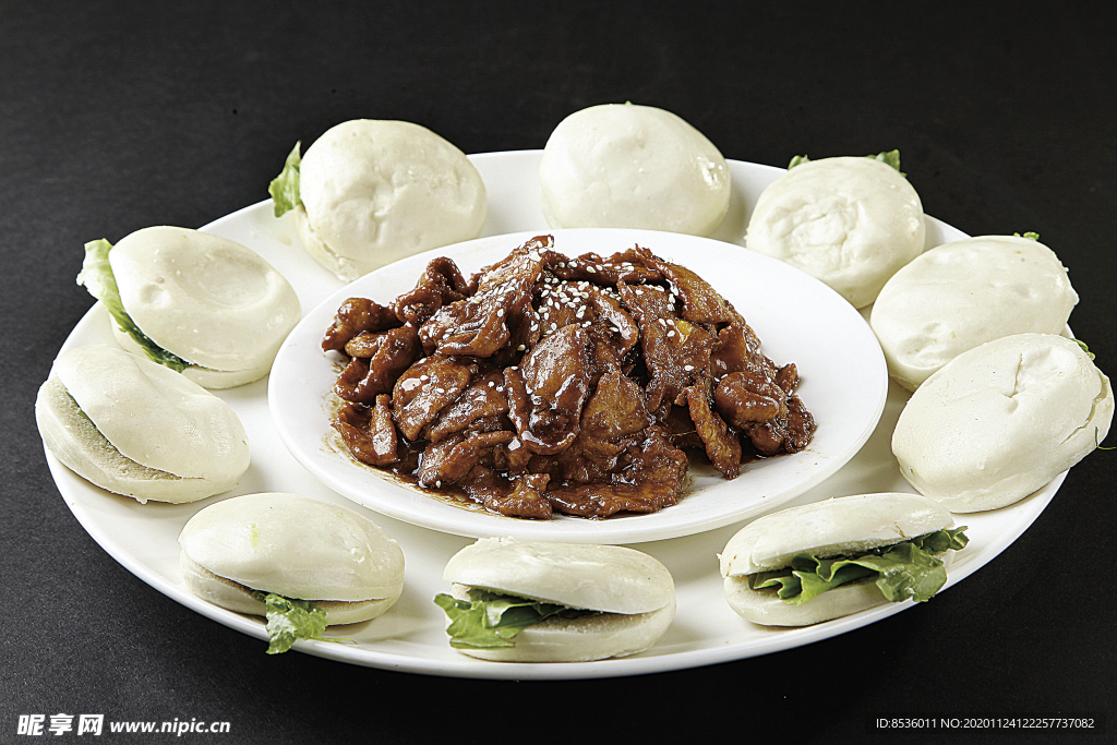烧饼酱驴肉