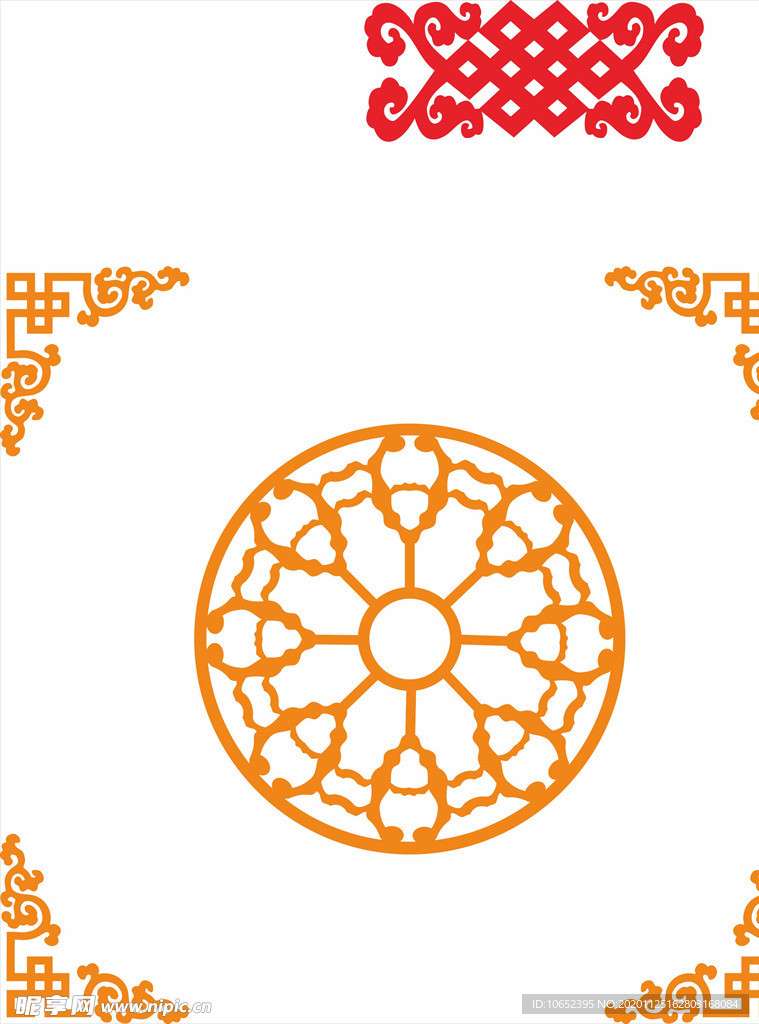 矢量花边