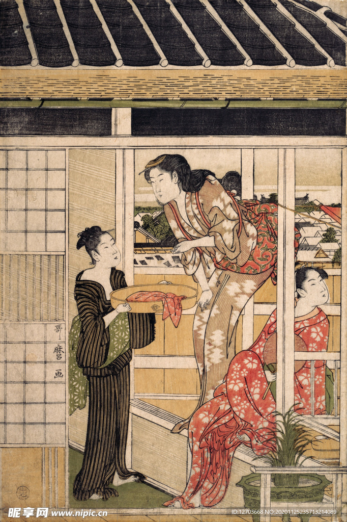 喜多川歌麿版画