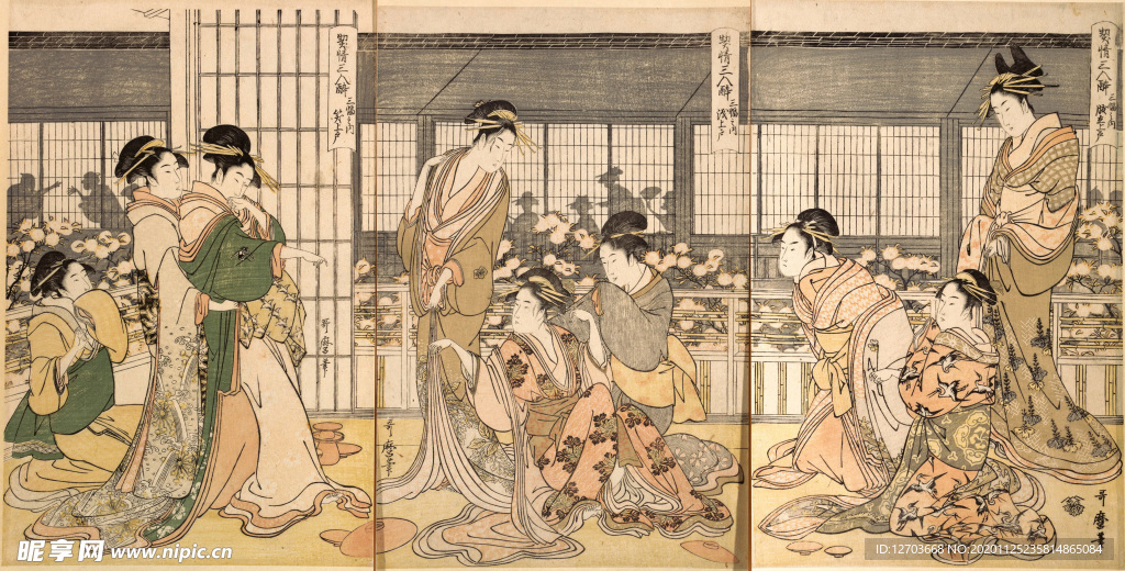喜多川歌麿版画