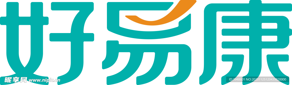 好易康 LOGO PNG 横版