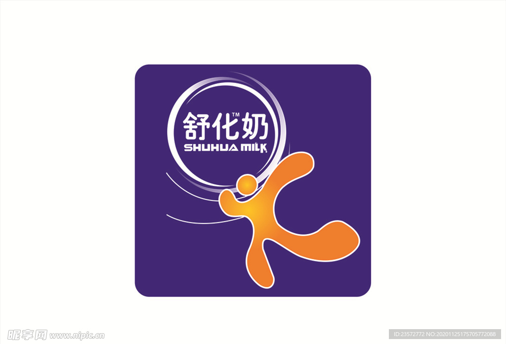舒化奶logo标志