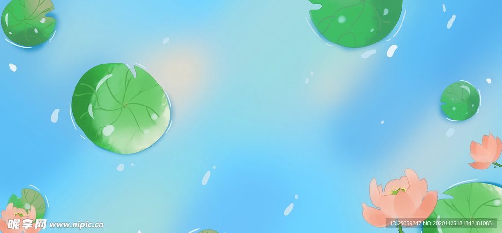 中国风背景 夏天