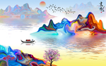 山水画