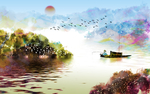 山水画