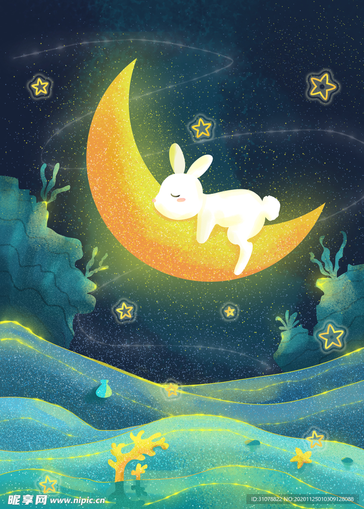 创意卡通插画图案