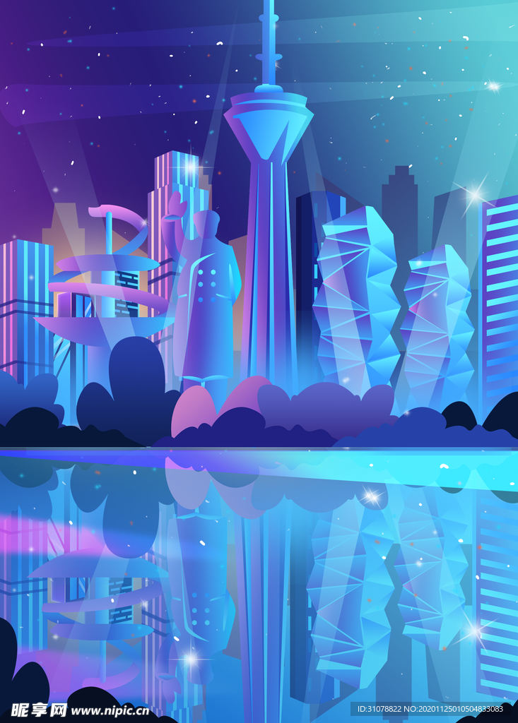 创意卡通插画图案