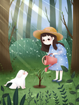 创意卡通插画图案