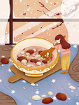 创意卡通插画图案