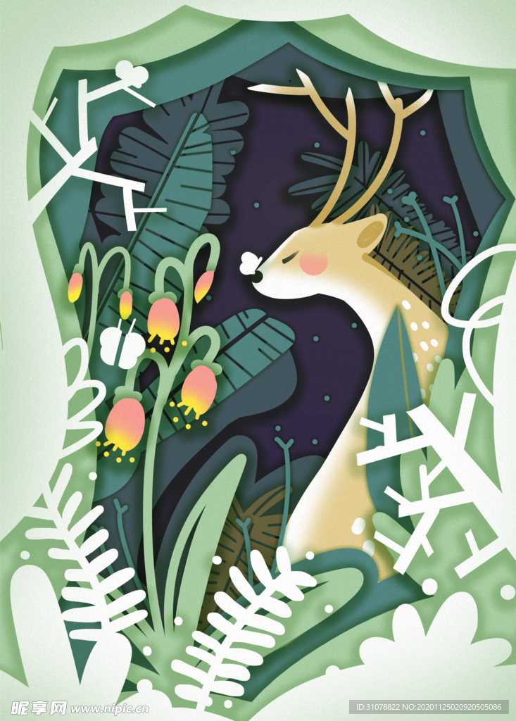 创意卡通插画图案