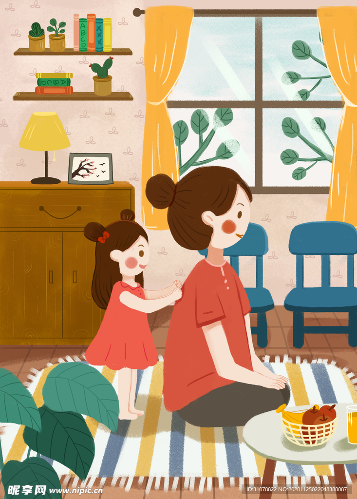 创意卡通插画图案