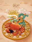 创意卡通插画图案
