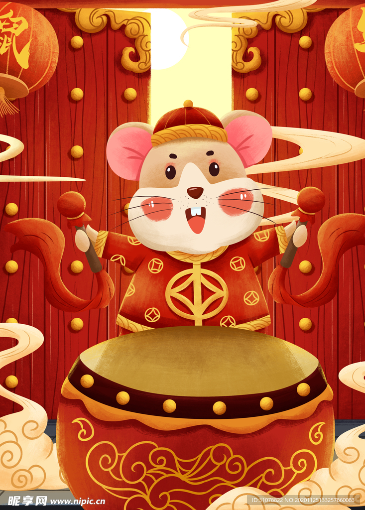 创意卡通插画图案