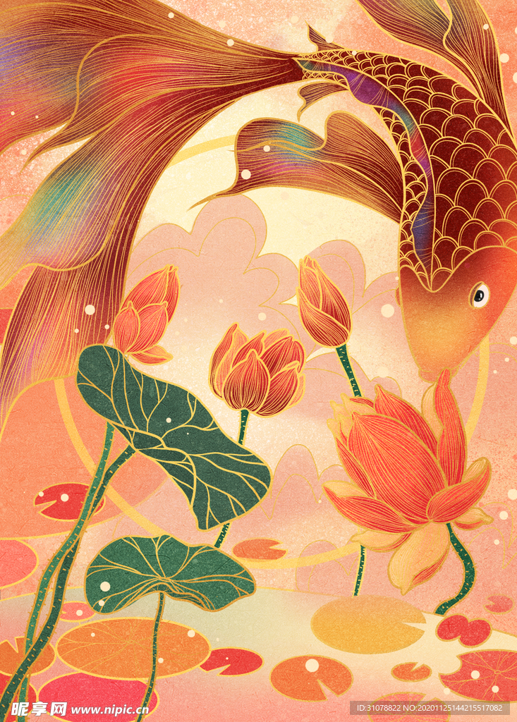 创意卡通插画图案