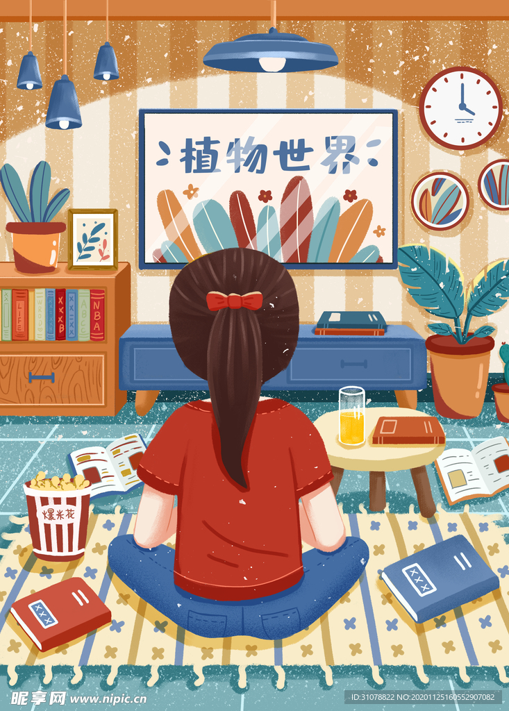 创意卡通插画图案