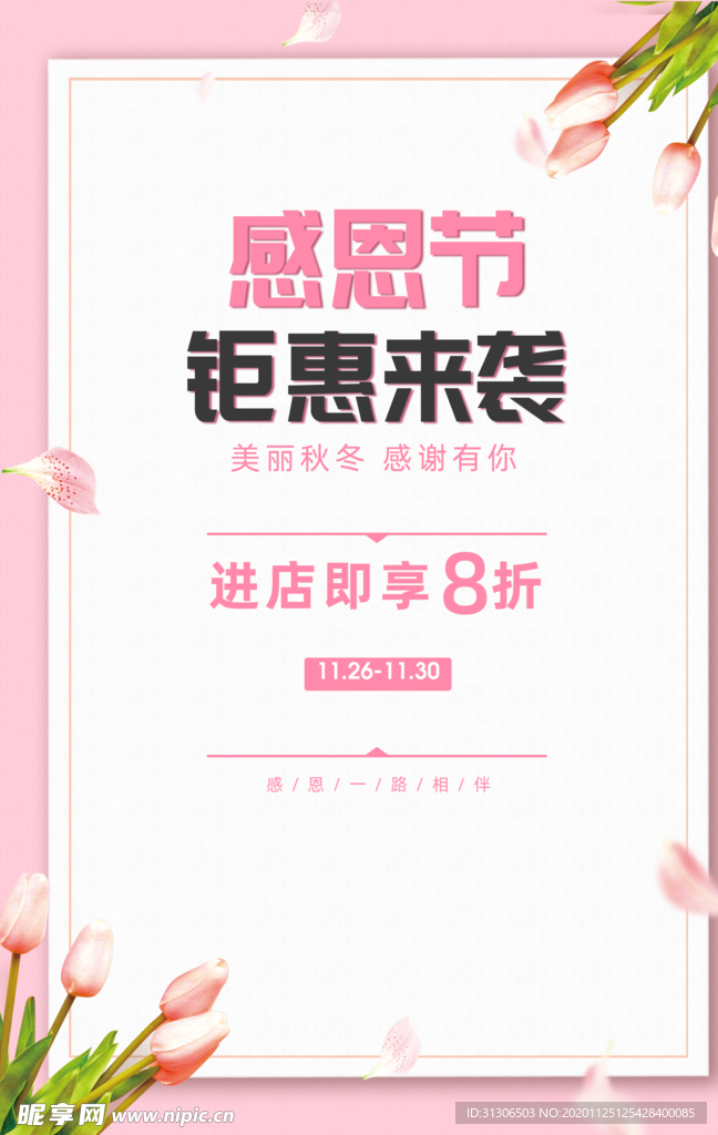 感恩节钜惠来袭