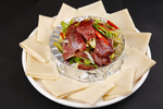 小炒肉带烙馍