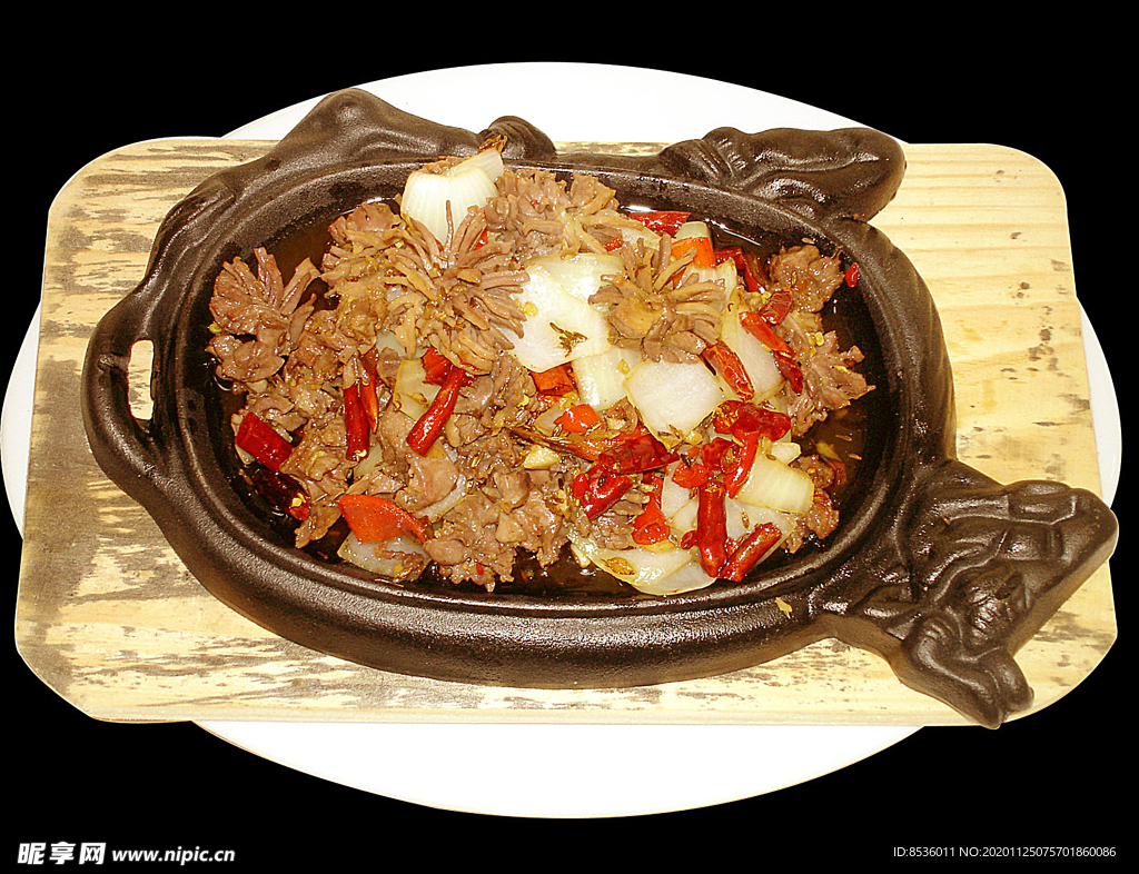 铁板鸡杂
