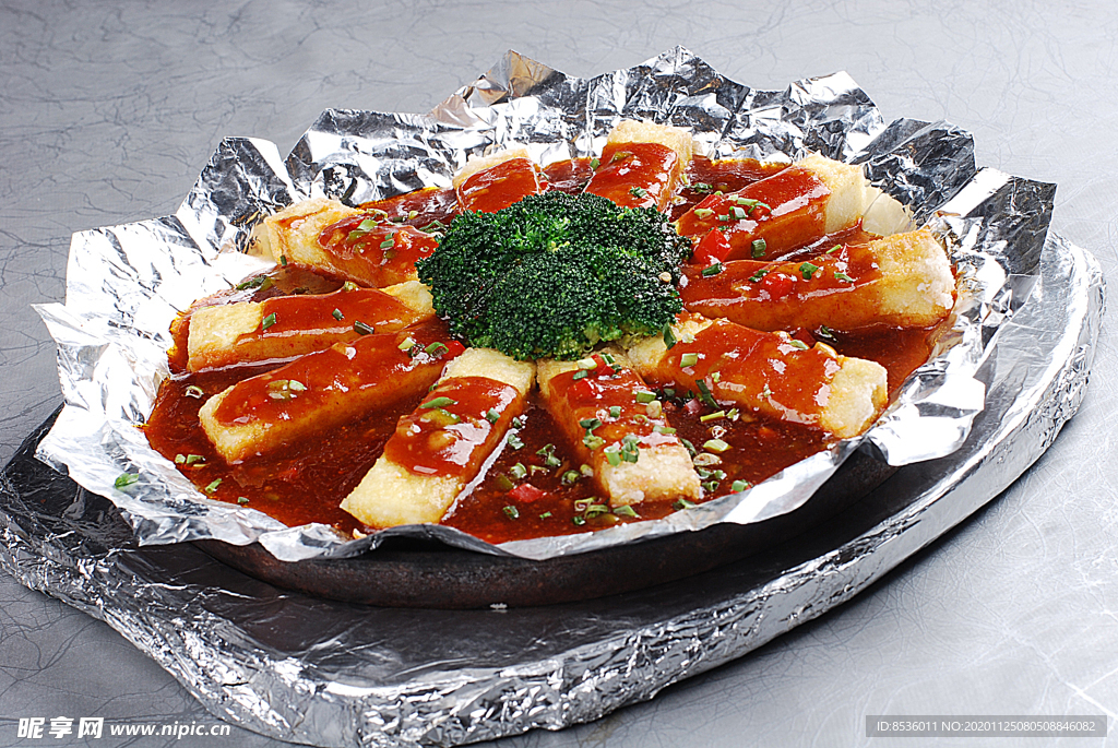 铁板嫩豆腐