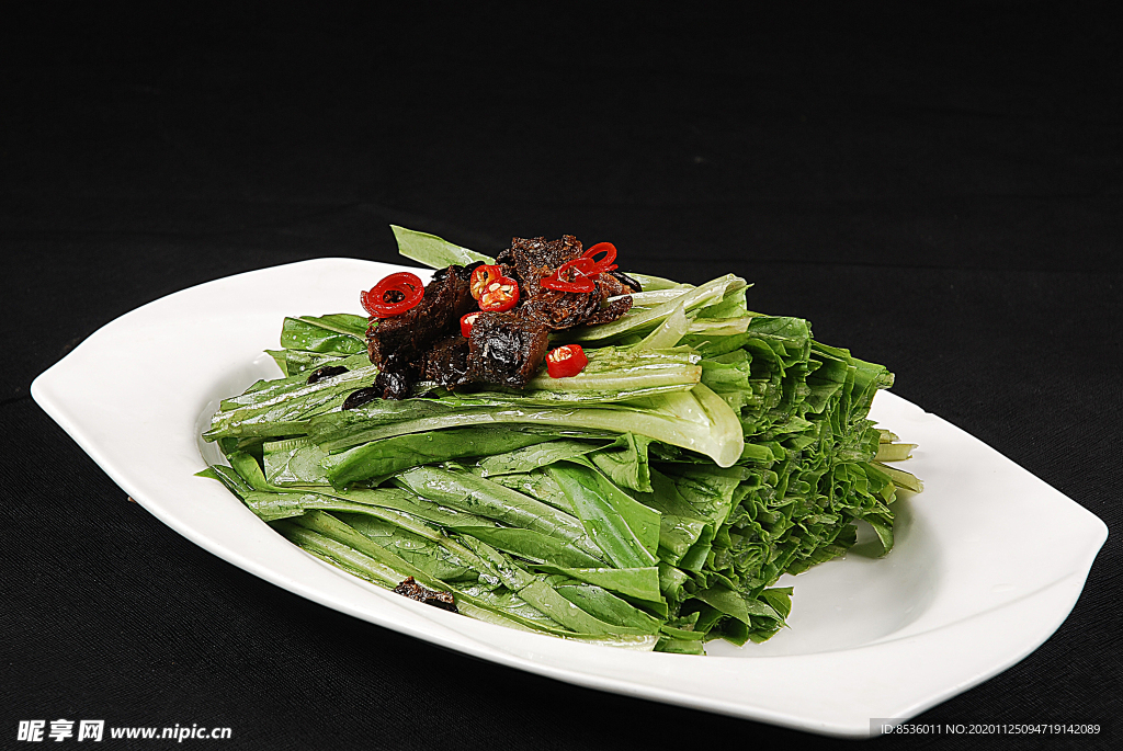 蒜蓉鲮鱼油麦菜