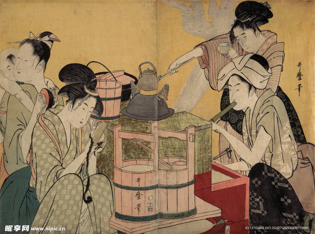 喜多川歌麿版画