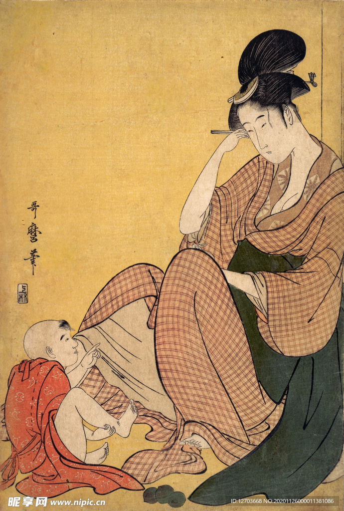 喜多川歌麿版画