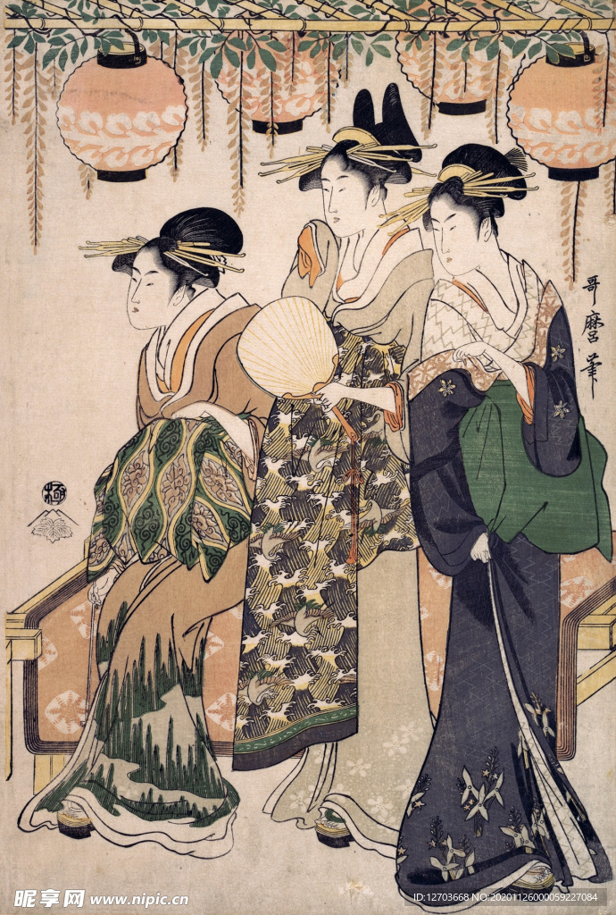 喜多川歌麿版画