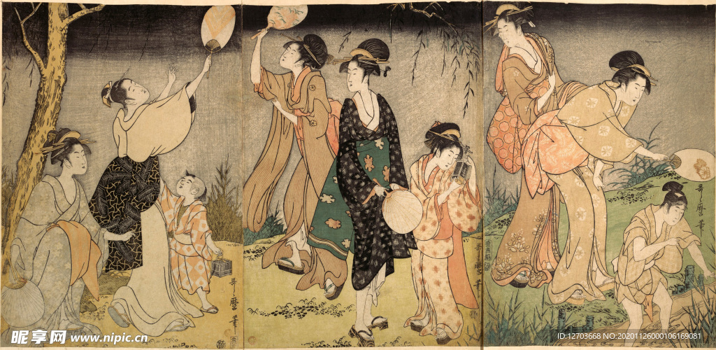 喜多川歌麿版画