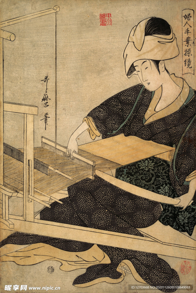 喜多川歌麿版画